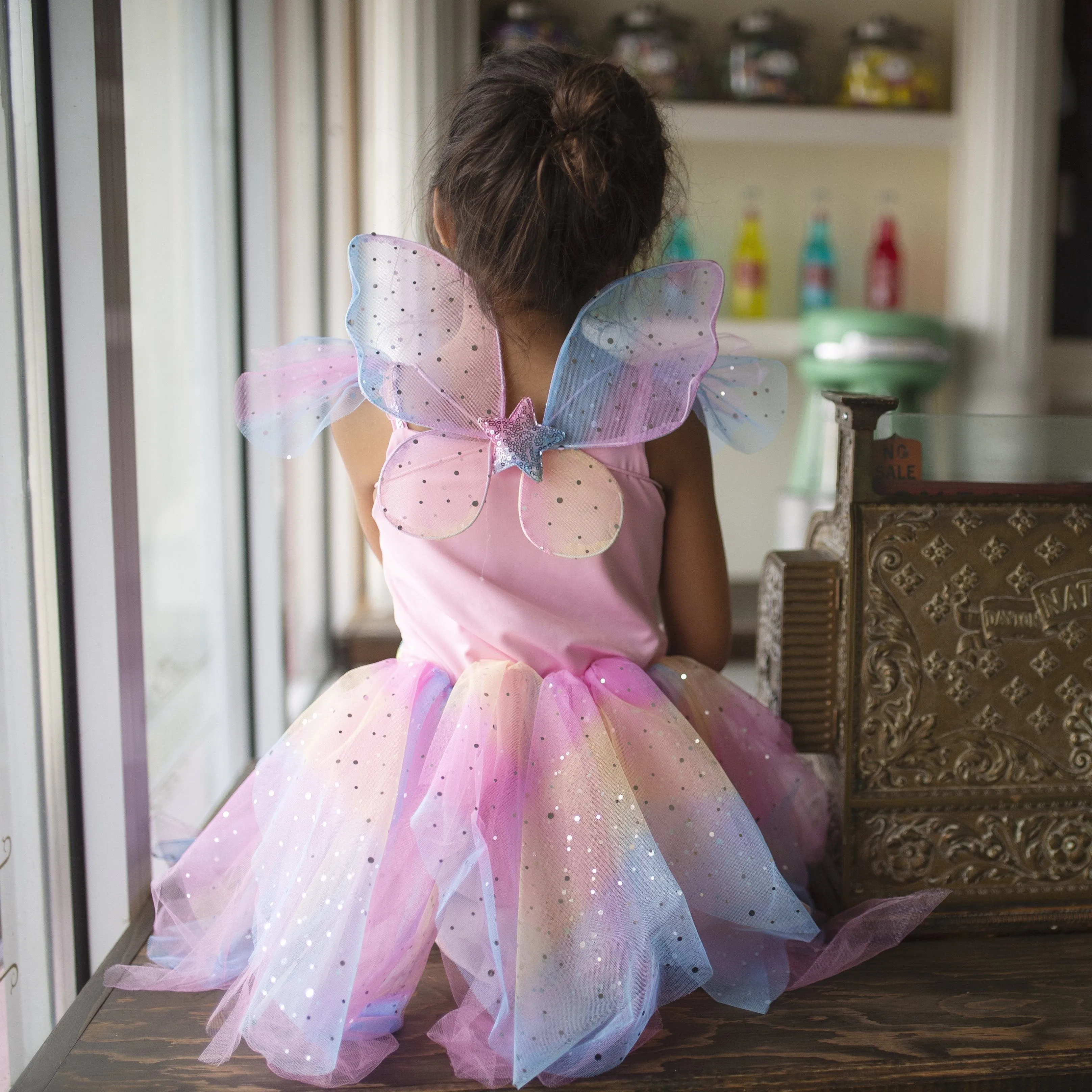 Great Pretenders Rainbow Dress with Fairy Wings