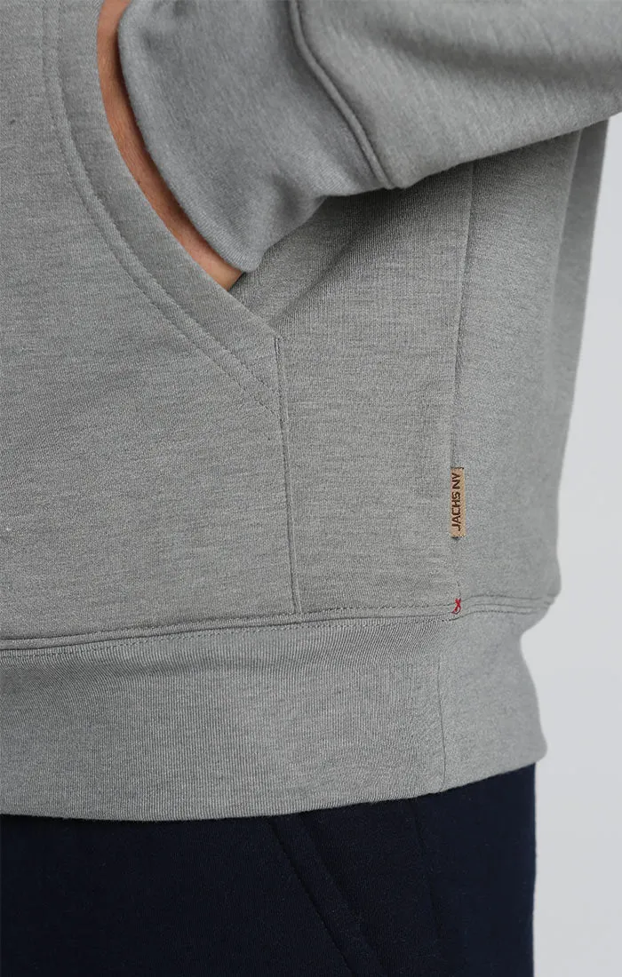 Grey Soft Touch Pullover Hoodie