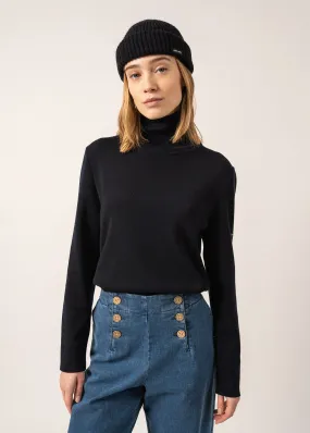 Houat turtleneck jumper - in wool (NAVY)