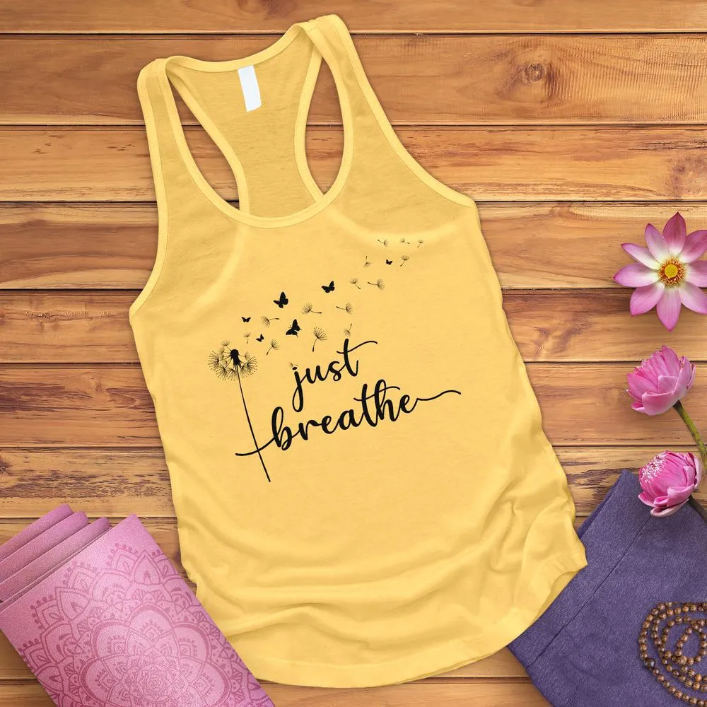 Just Breathe Dandelion Tank Top