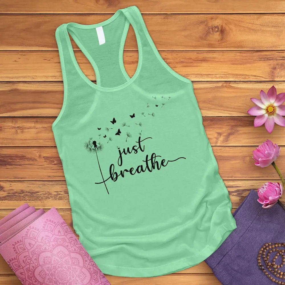 Just Breathe Dandelion Tank Top