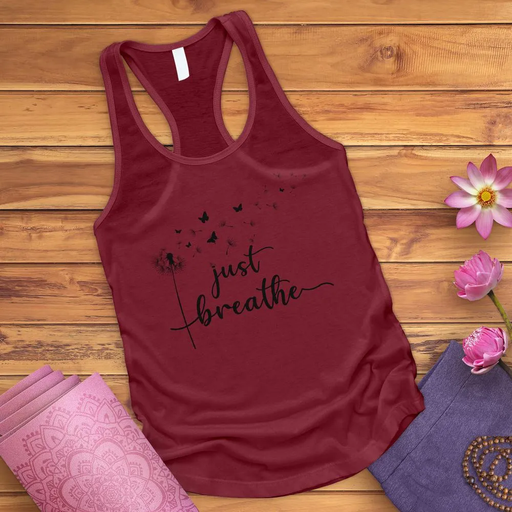 Just Breathe Dandelion Tank Top