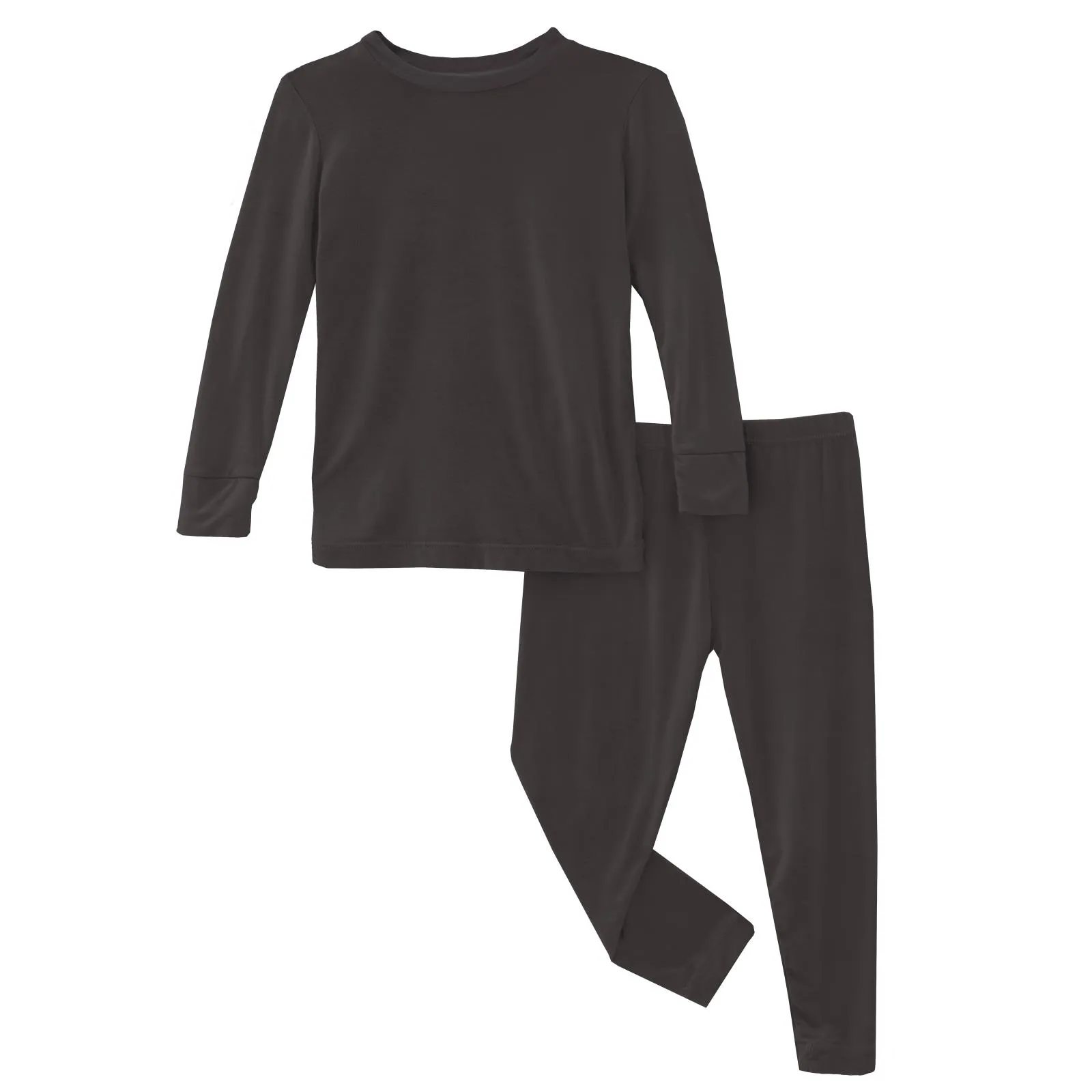 KicKee Pants Solid Midnight L/S Pajama Set