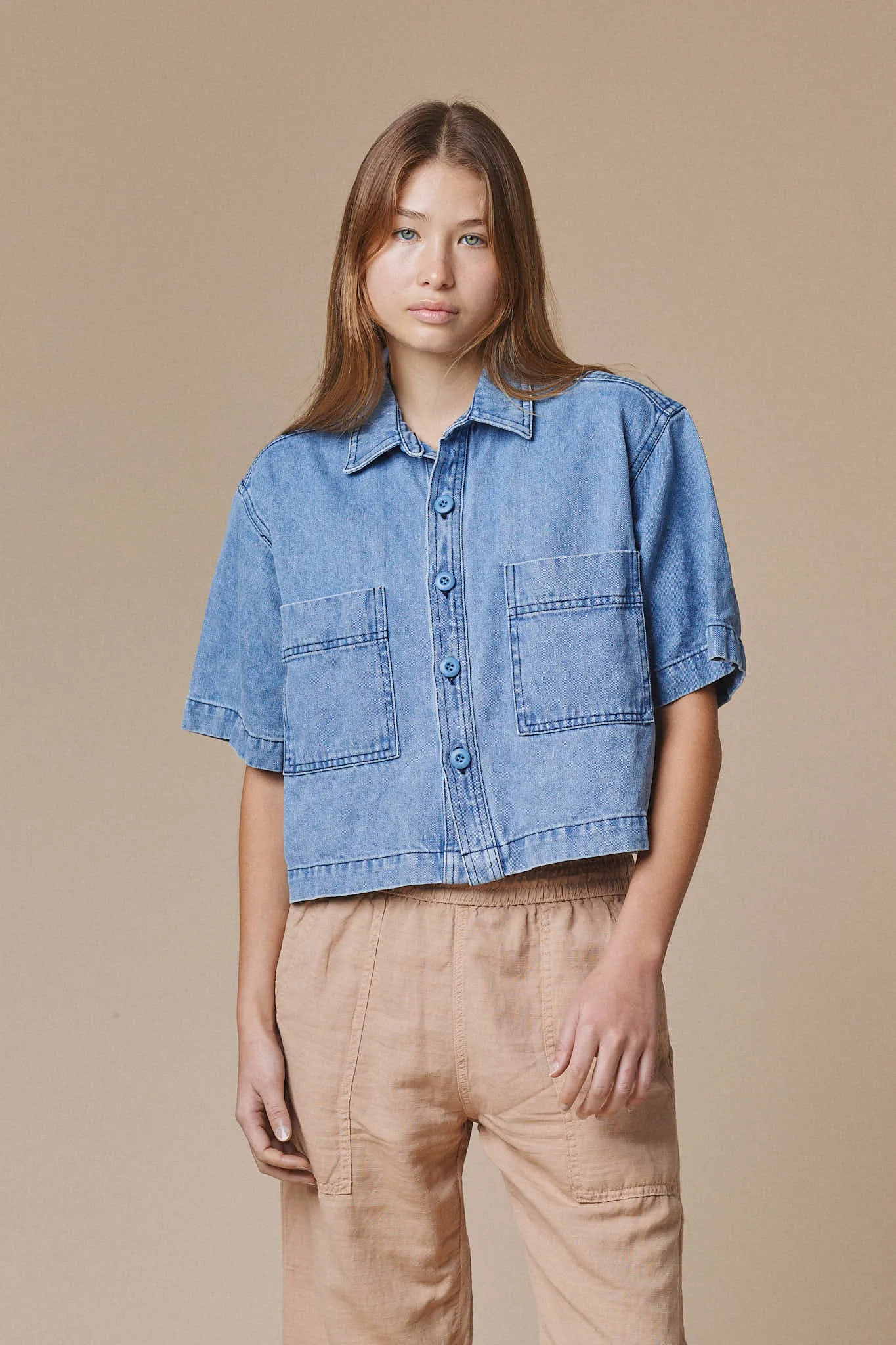 Light Denim Phinney Shirt