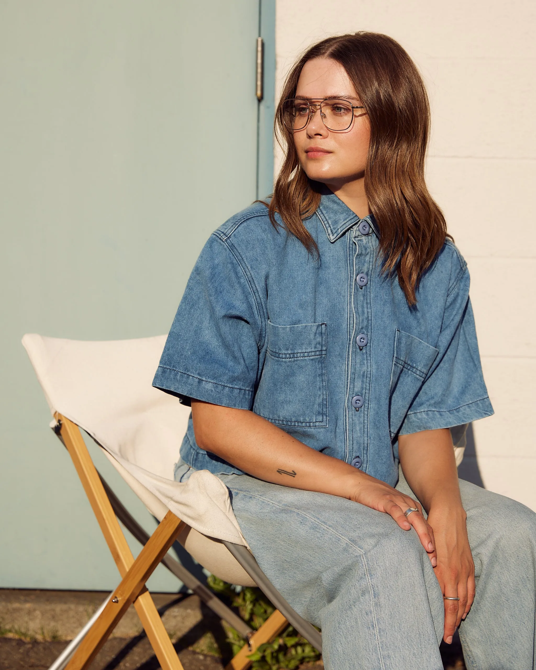 Light Denim Phinney Shirt