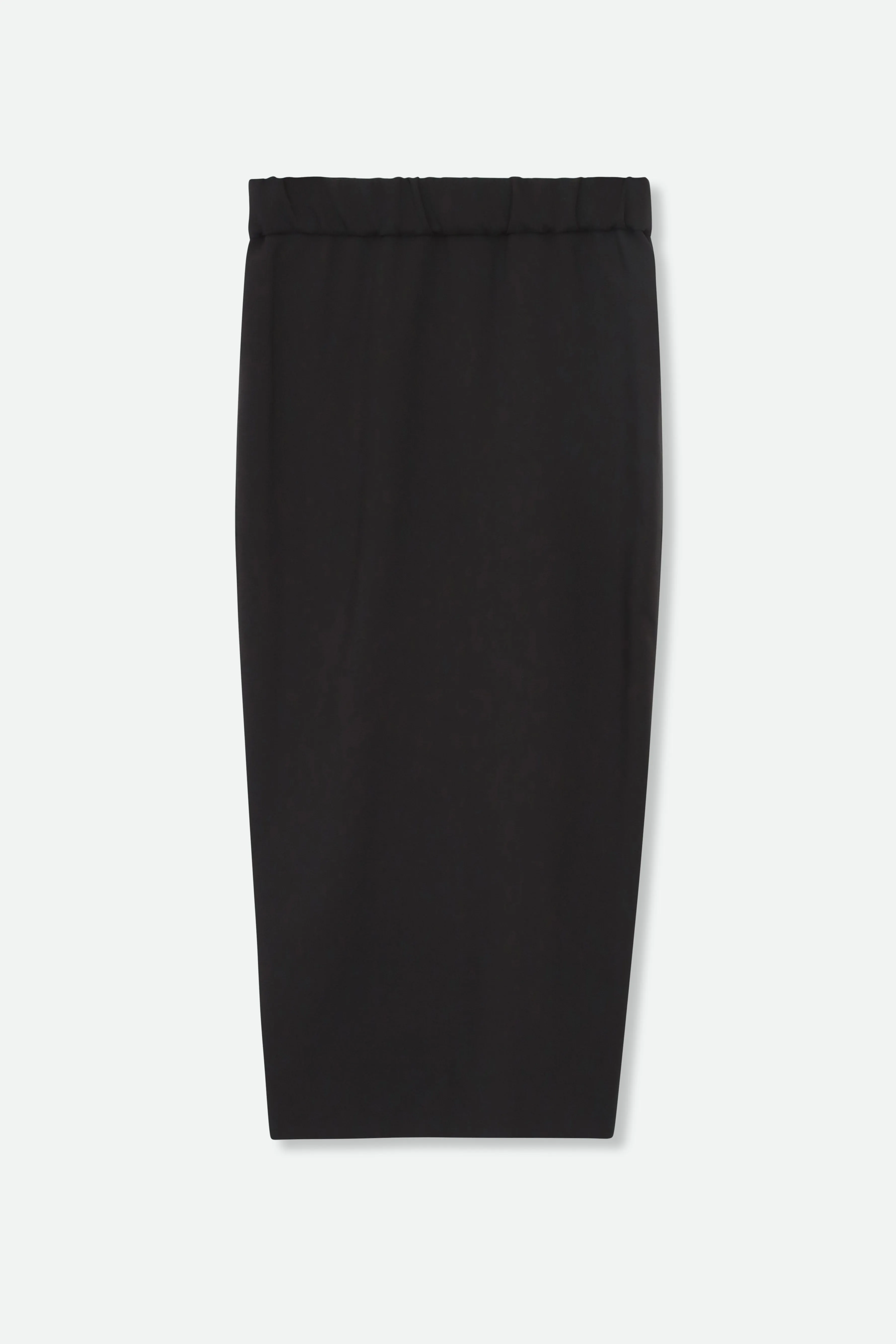 LILA LONG PENCIL SKIRT IN TECHNICAL STRETCH BLACK