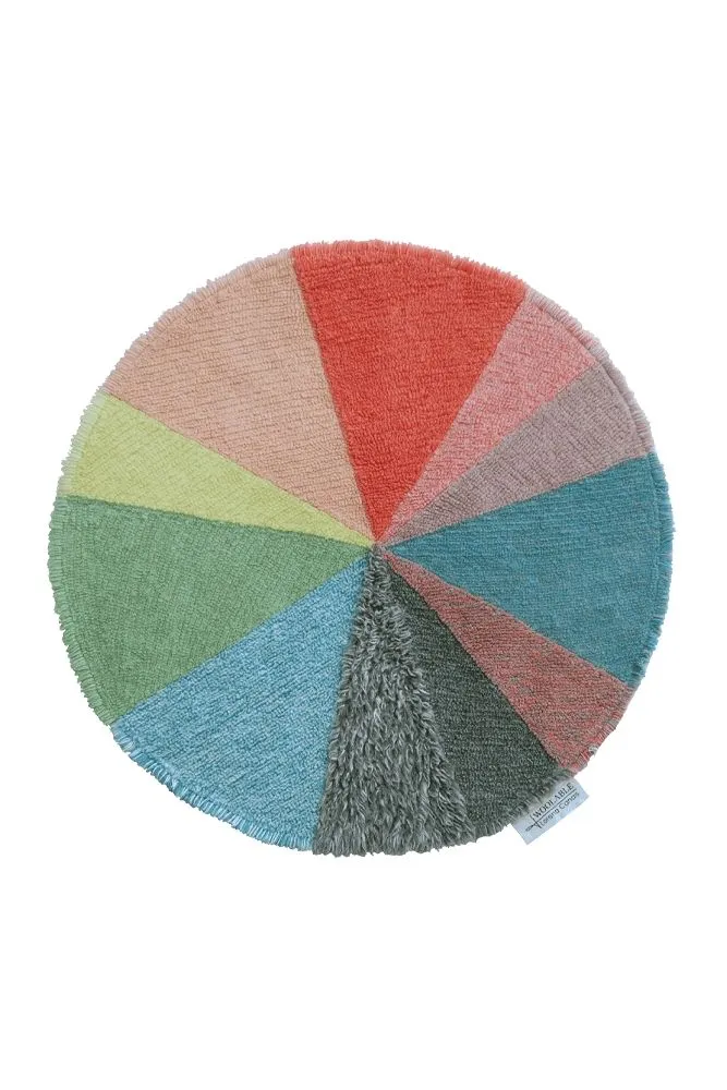 Lorena Canals Woolable Rug Pie Chart