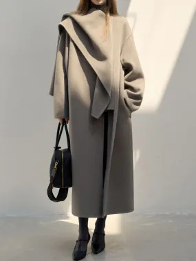 [Luxury] 100% Wool Long Coat