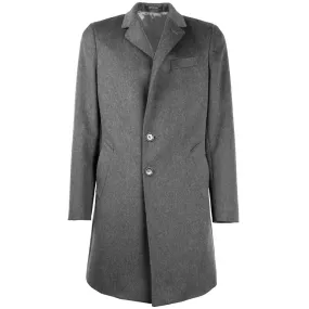 Made in Italy Gray Wool Men Coat