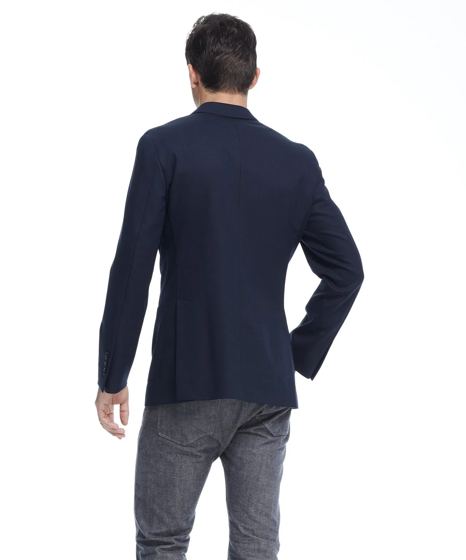 Made in the USA Sutton Unconstructed Sport Coat in Navy