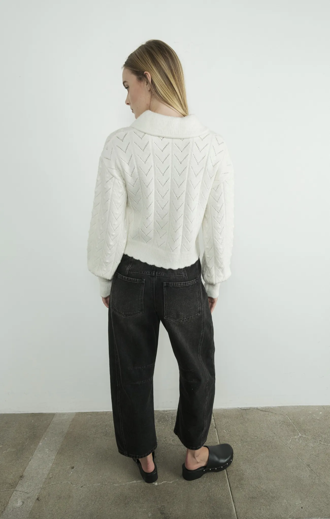 Marcie Pointelle Sweater