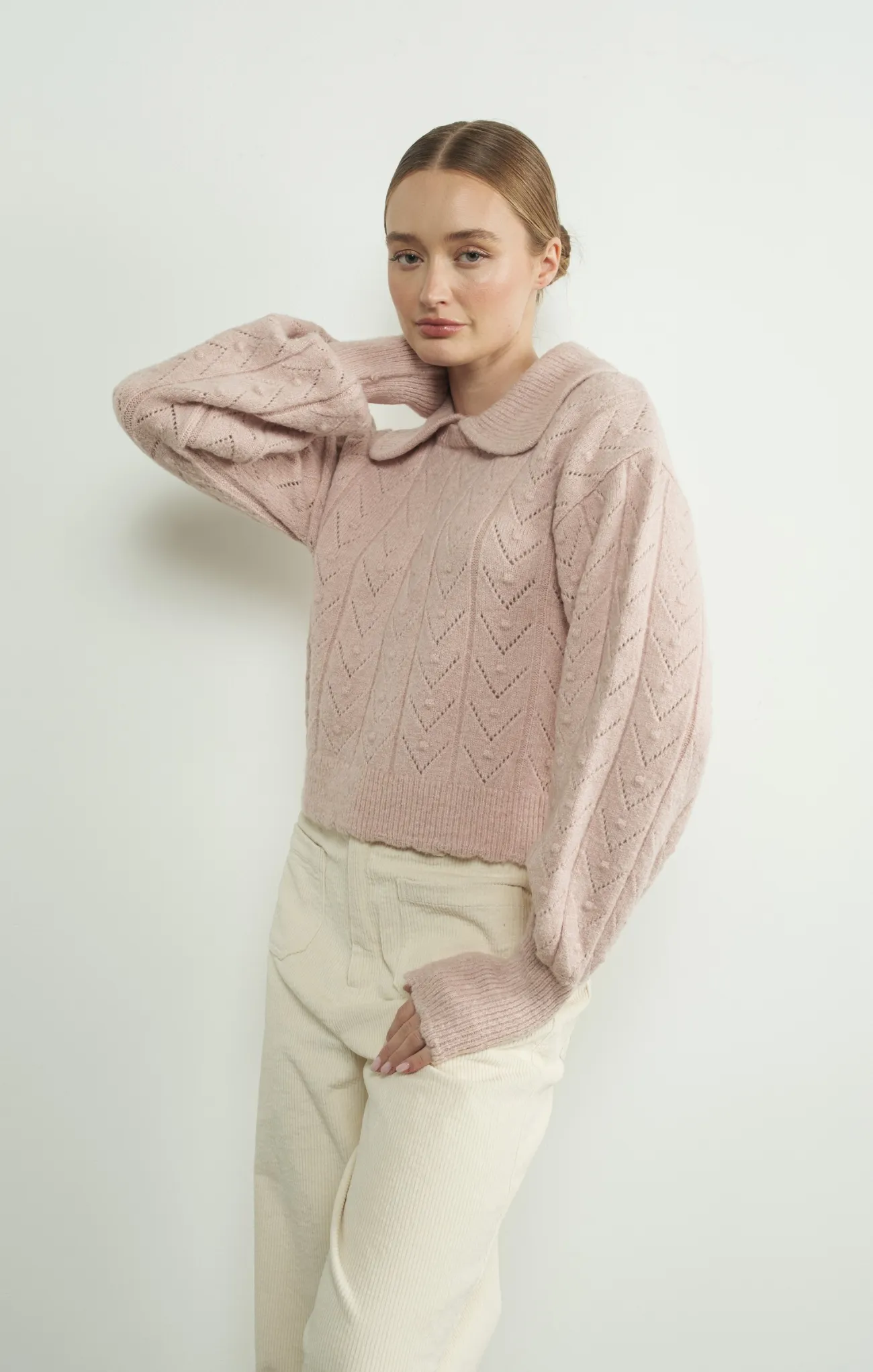 Marcie Pointelle Sweater