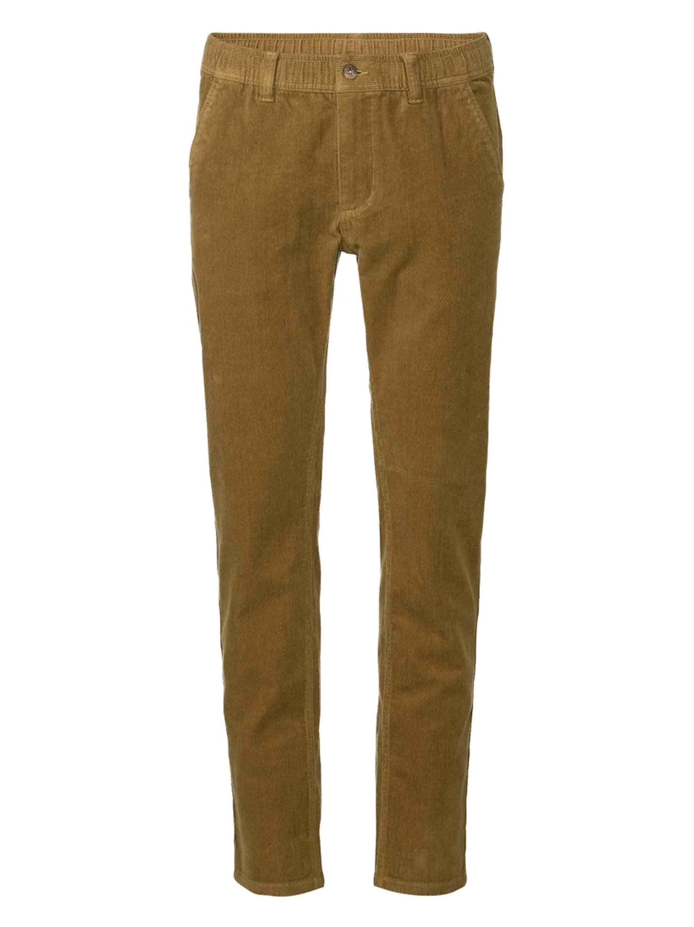 Men's Plain Corduroy Trousers,Olive