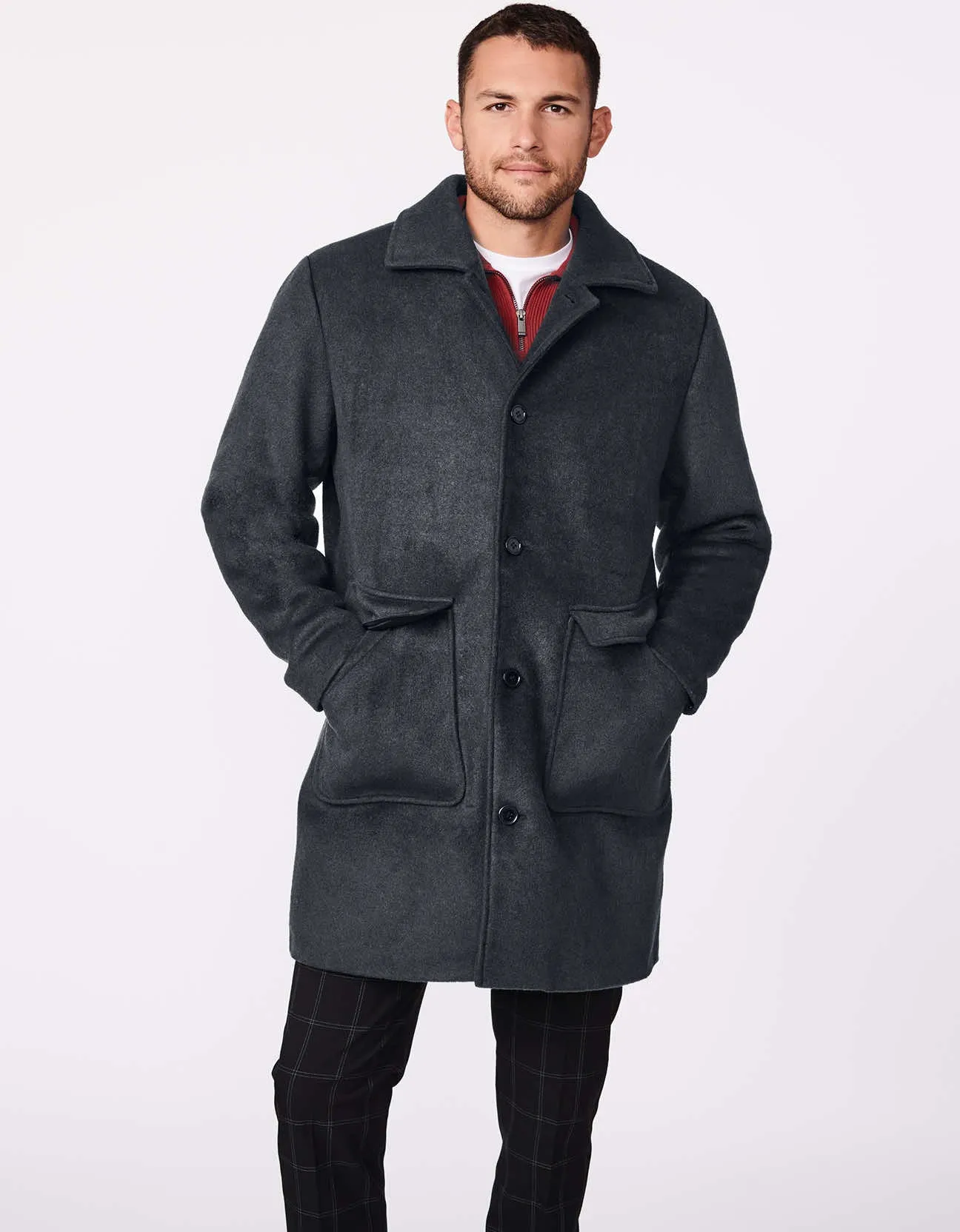 Men's Work-to-Weekend Wool Coat