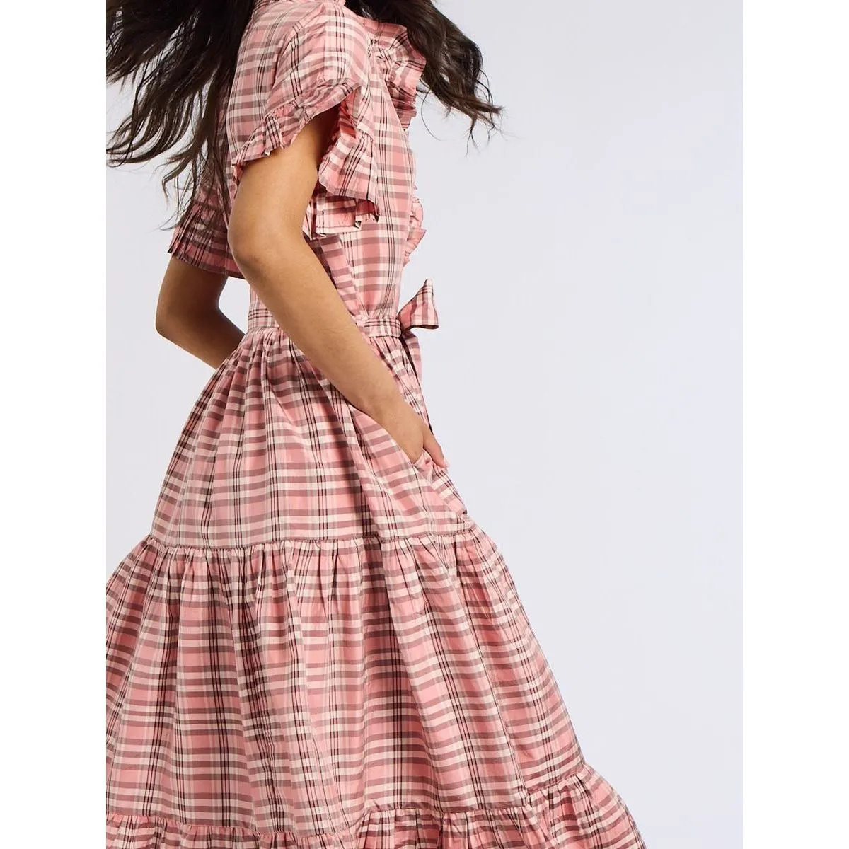 Mille Victoria Dress in Sugarplum Plaid