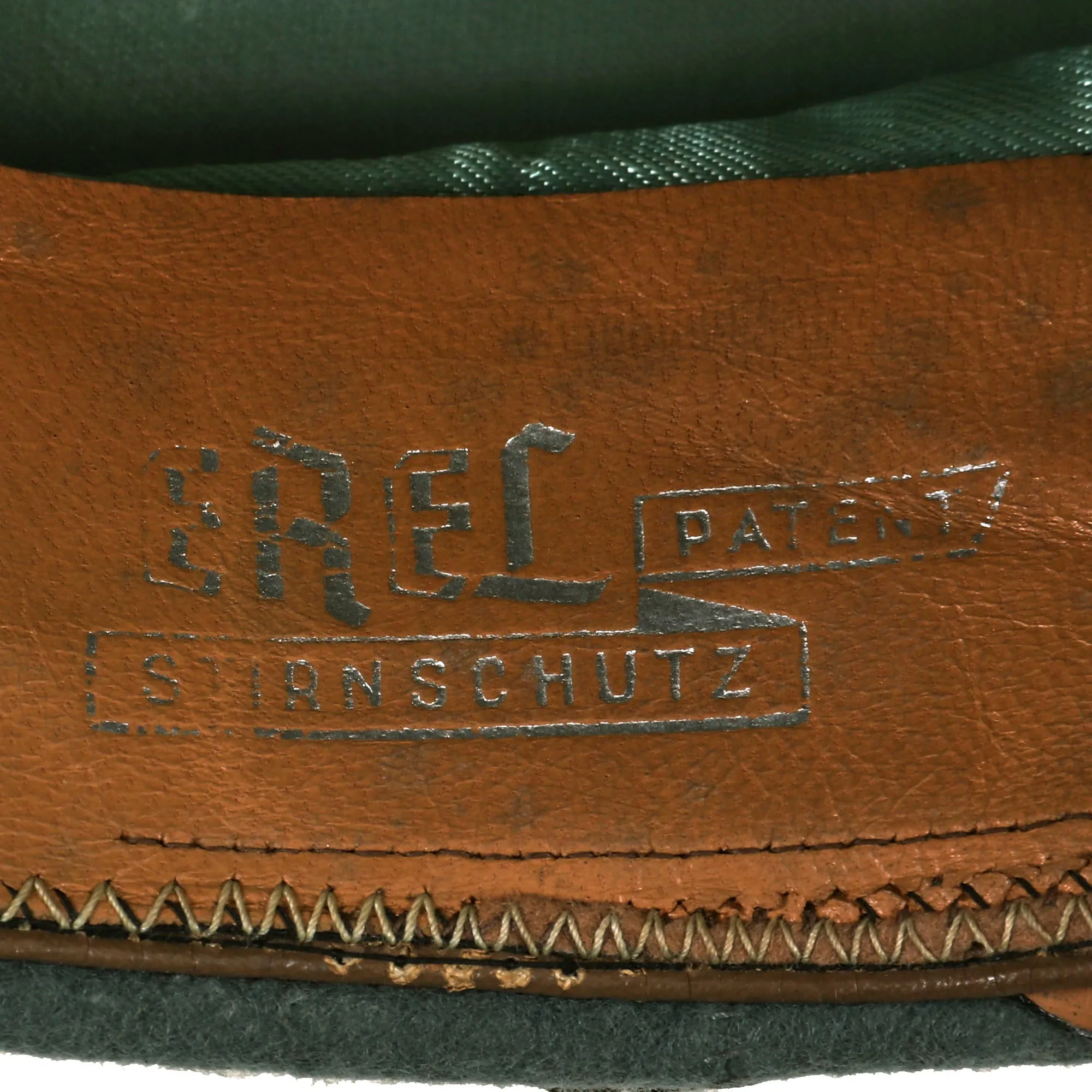 Original Magnificent Rare German WWII General Officer's Schirmmütze Visor Cap by EREL in size 58cm - Double Marked - Formerly Part of the A.A.F. Tank Museum