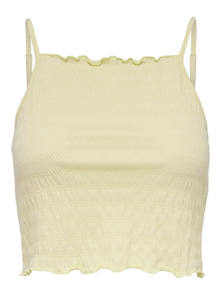 Ossi Short Smocked Tank Top