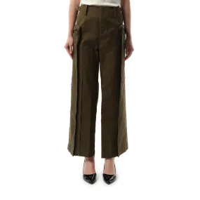 Oversized Cargo Pants in Olive