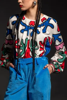 OVERSIZED TOP "UNITY" MULTICOLOR