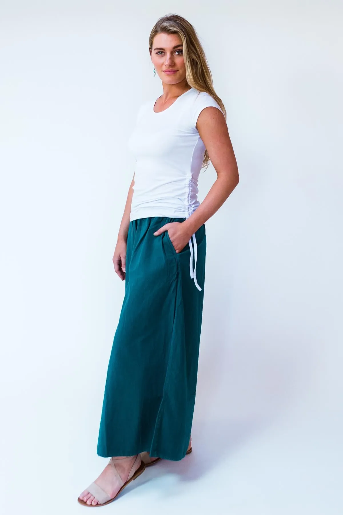 Palazzo Pants - Turquoise