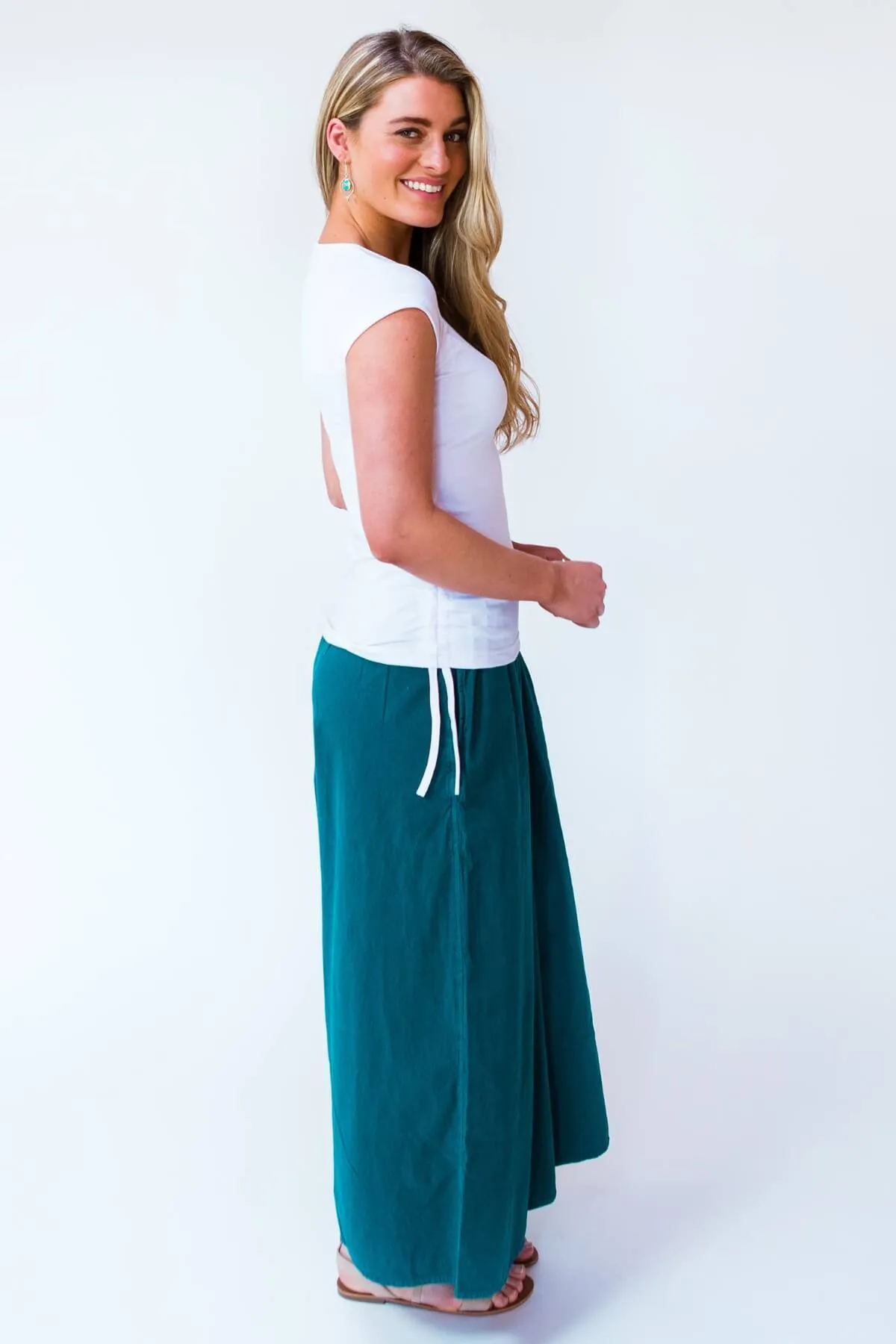 Palazzo Pants - Turquoise