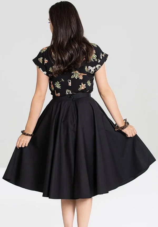 Paula [Black] | 50's SKIRT