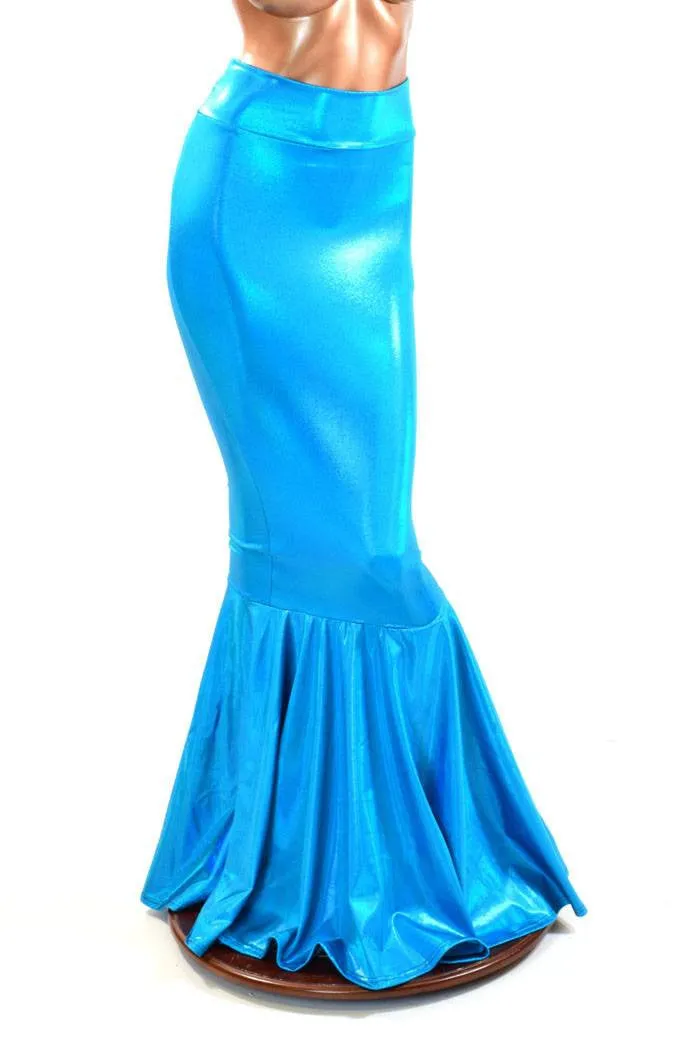 Peacock High Waist Mermaid Skirt