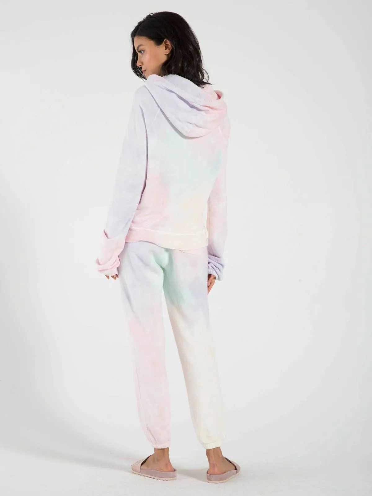 Philanthropy - Gamble Sweatshirt in Sherbert Rainbow Tie Dye