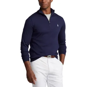 Polo Performance Ralph Lauren 1/4 Zip Coolmax Knit - French Navy