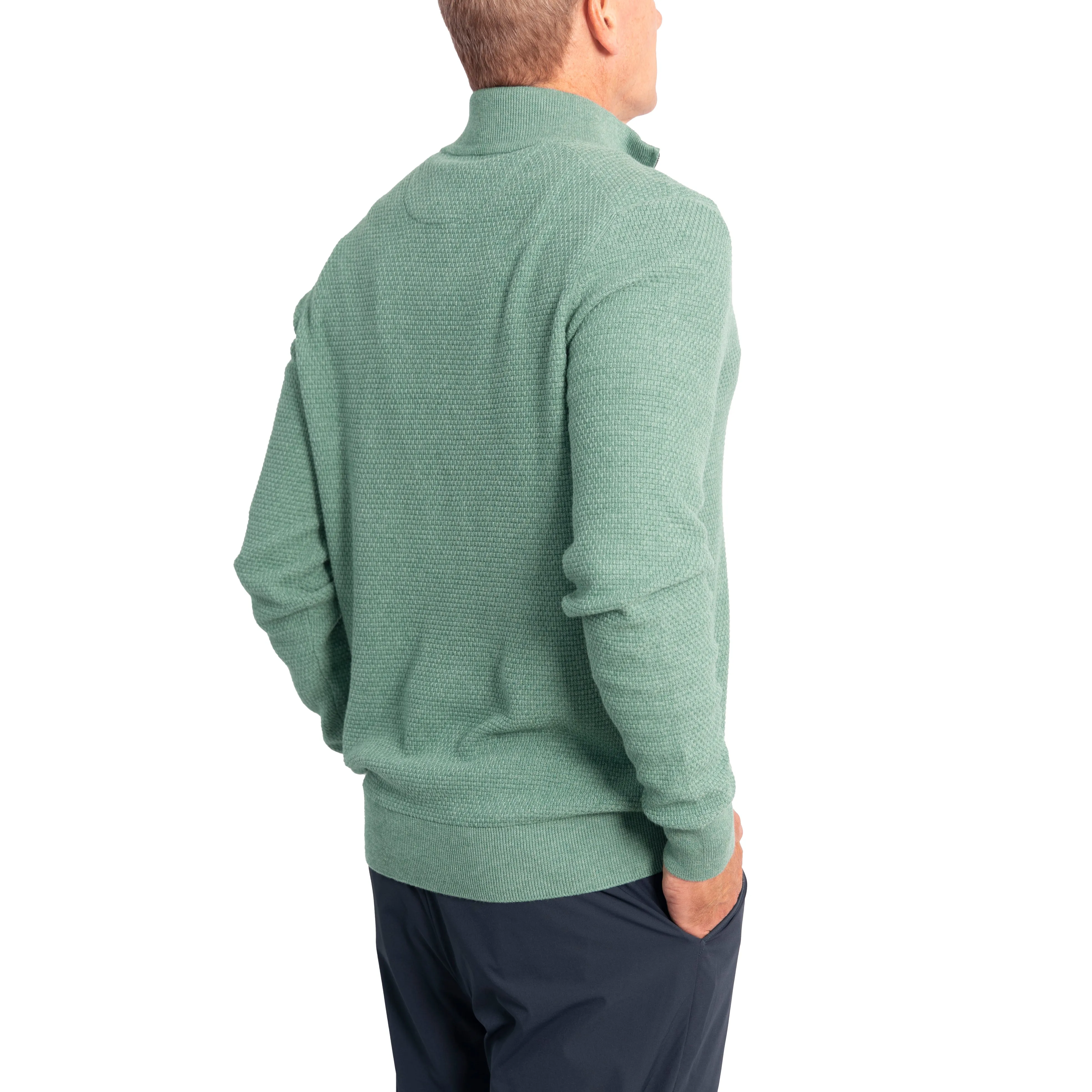 Polo Performance Ralph Lauren COOLMAX 1/4 Zip - Jersey Green