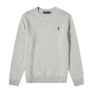 Polo Ralph Lauren Grey Cotton Crewneck Sweater