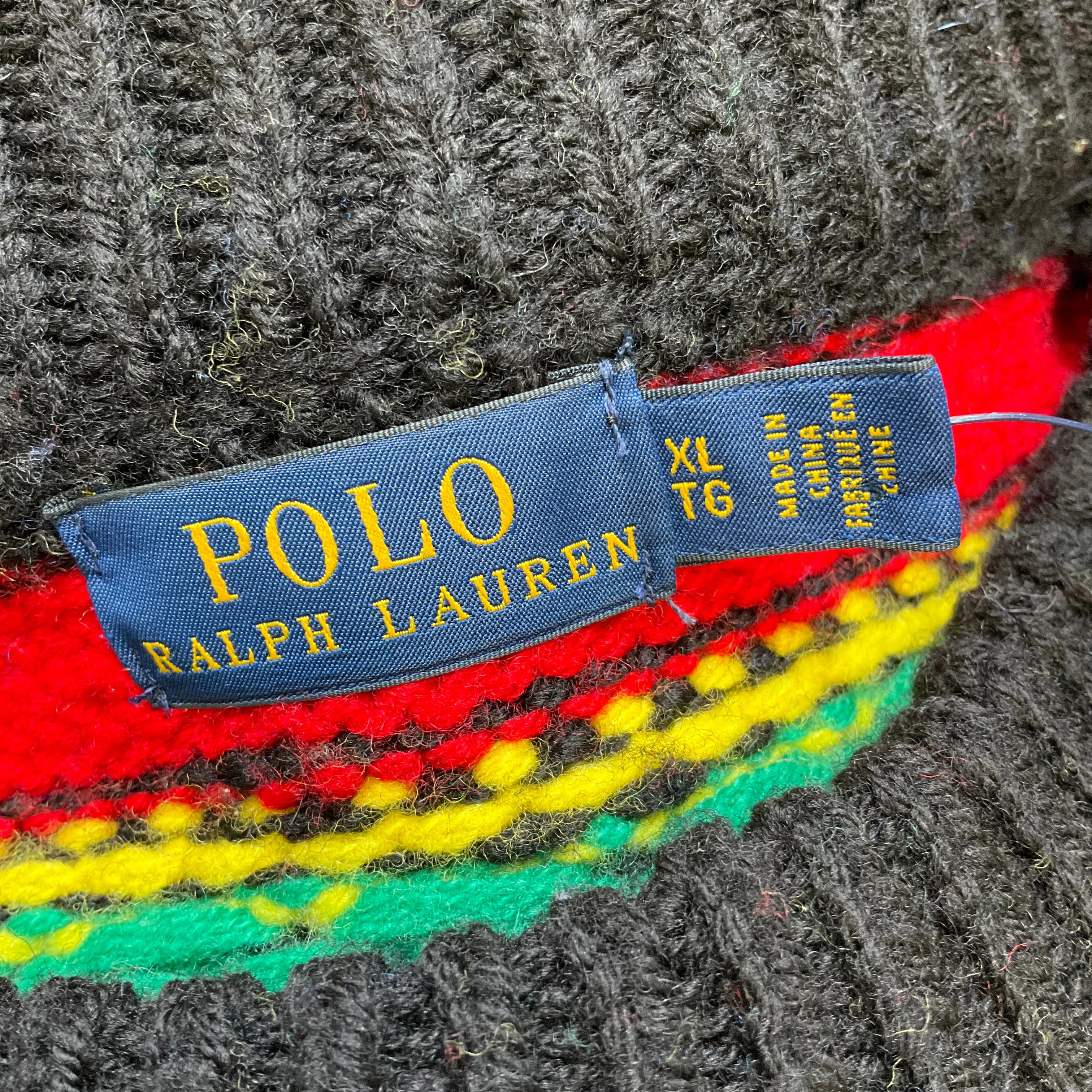 Polo Ralph Lauren Multi Wool and Cashmere Knit Triko Sweater