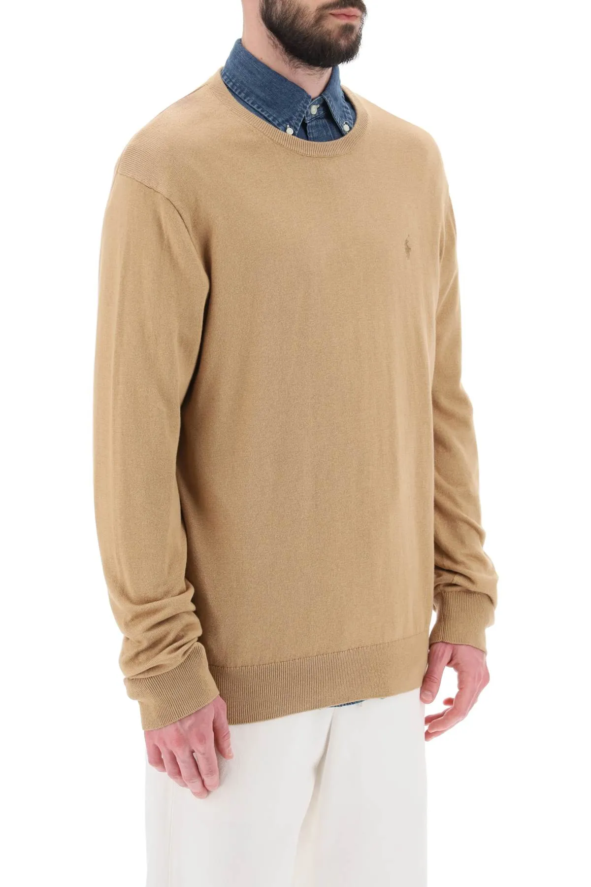 Polo ralph lauren sweater in cotton and cashmere