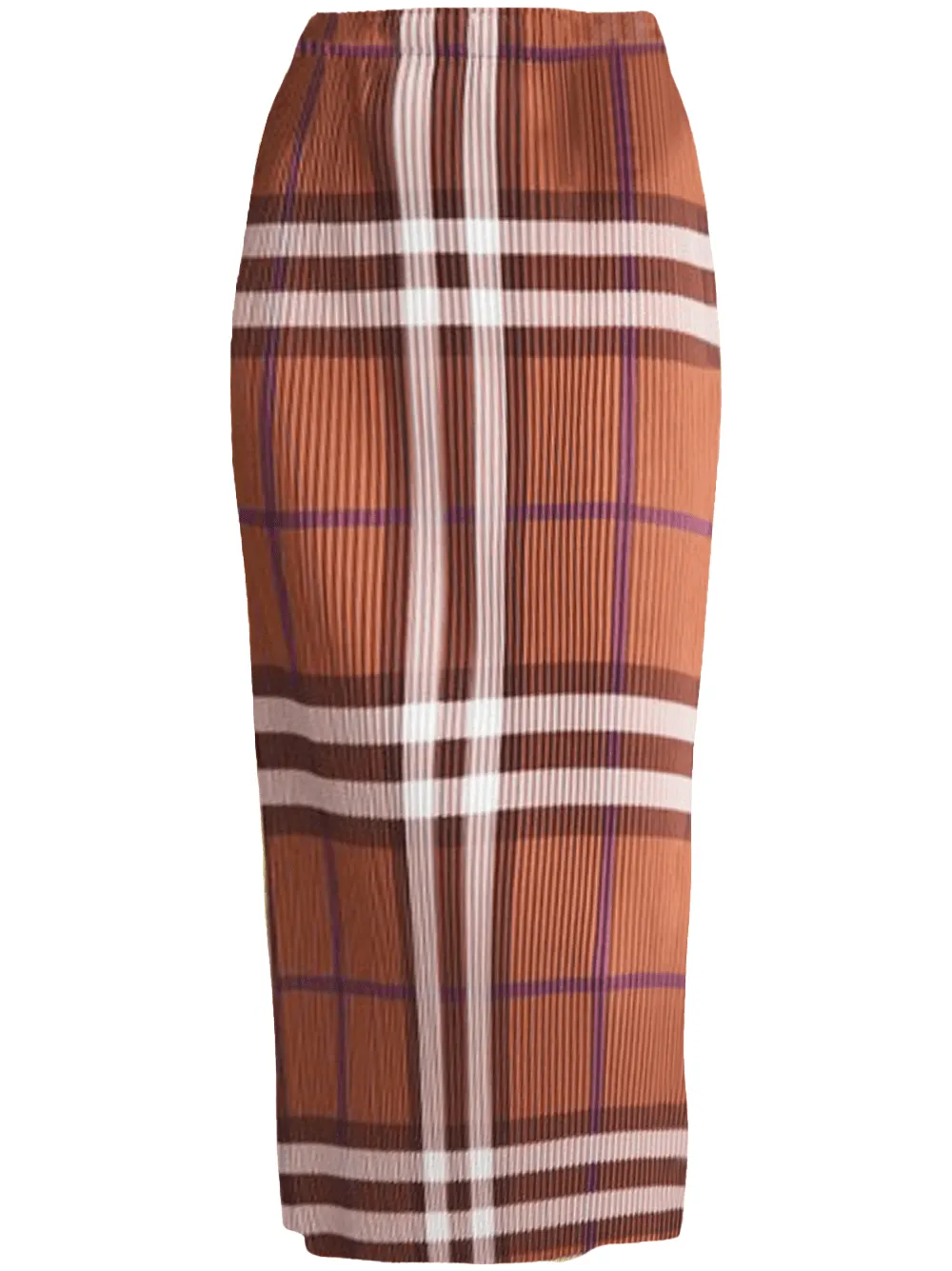 Pre Order:  Pleated Plaid Pencil Skirt - @angelleslife