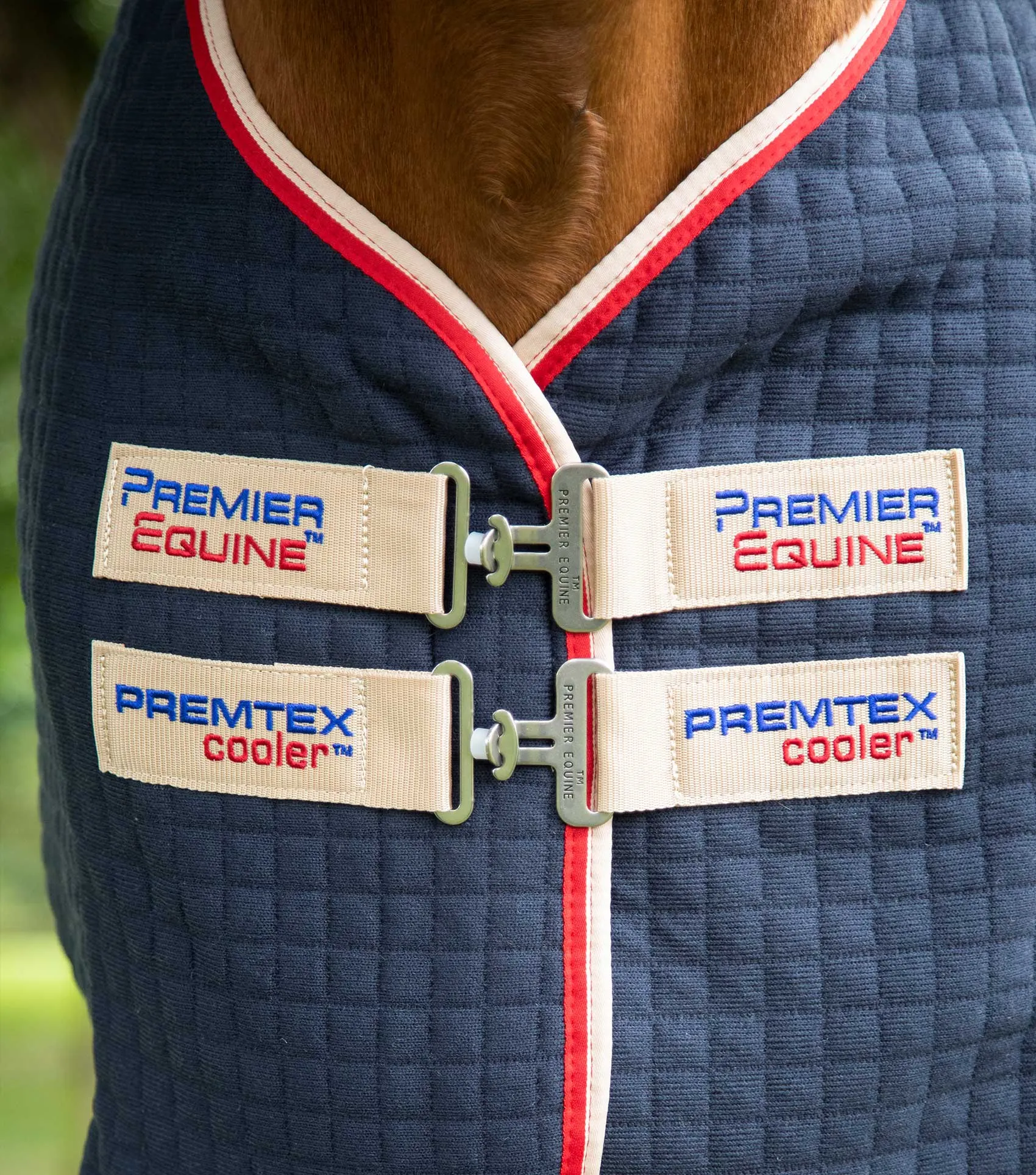 PremTex Horse Cooler Rug Navy