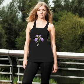 PurpleFlower Women's Loose Racerback Tank Top