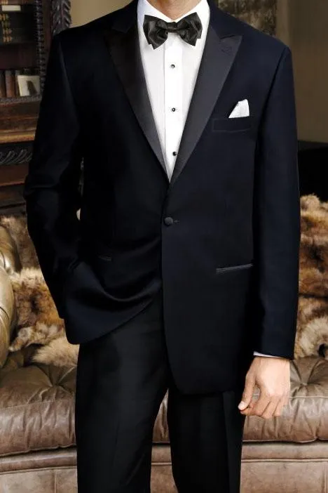 "Kensington" Black Velvet Dinner Jacket (Separates)