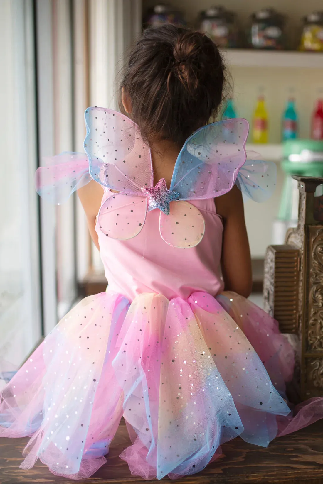 RAINBOW FAIRY DRESS & WINGS