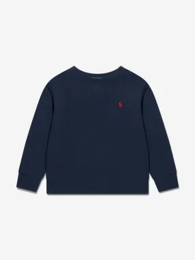 Ralph Lauren Boys Logo Sweatshirt in Navy