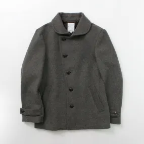 RE MADE IN TOKYO JAPAN / Wool Melton Stand Collar Pea Coat