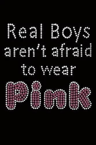 Real Boys Aren't Afraid to Wear Pink Rhinestone Tank - Many Colors