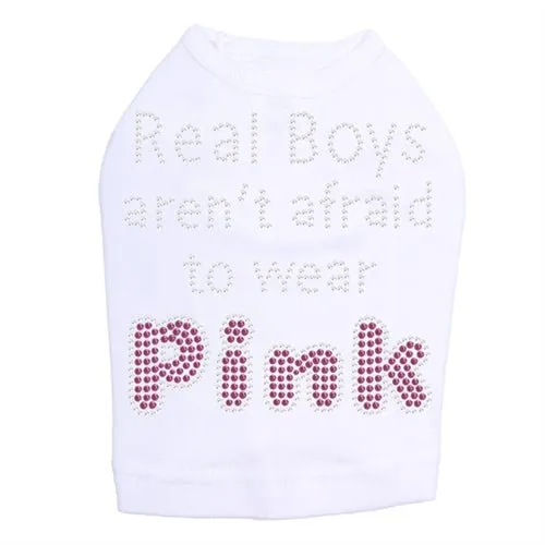 Real Boys Aren't Afraid to Wear Pink Rhinestone Tank - Many Colors