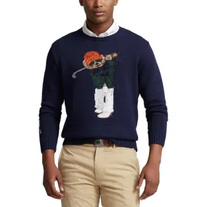 RLX Ralph Lauren Polo Bear Cotton Coolmax Pullover - French Navy