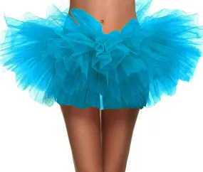 Simplicity Women's Classic 5 Layered Tulle Tutu Skirt