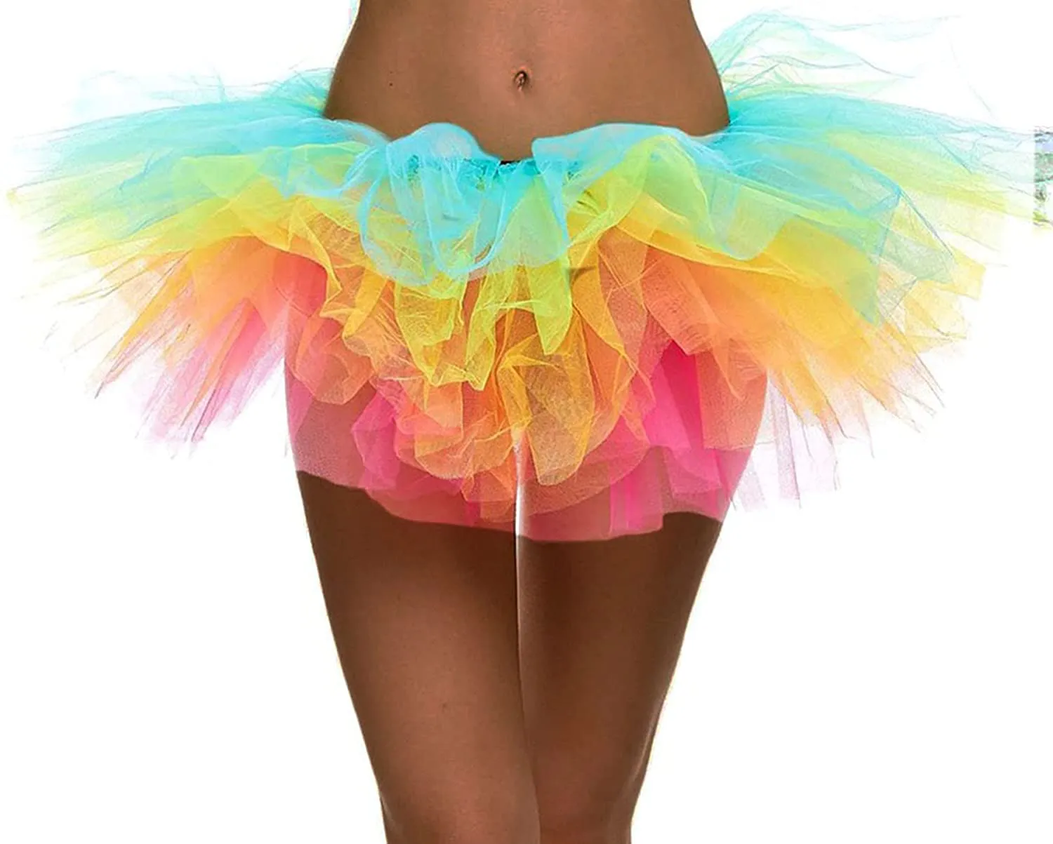 Simplicity Women's Classic 5 Layered Tulle Tutu Skirt