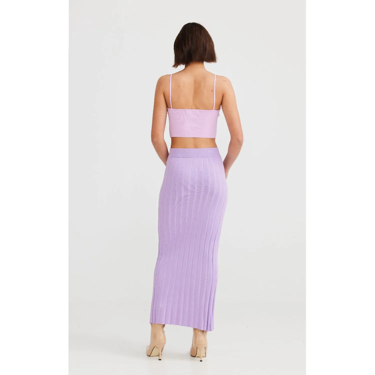 Skirt Knit Lola - Dark   Light Lilac