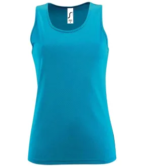 SOL'S Ladies Sporty Performance Tank Top | Aqua