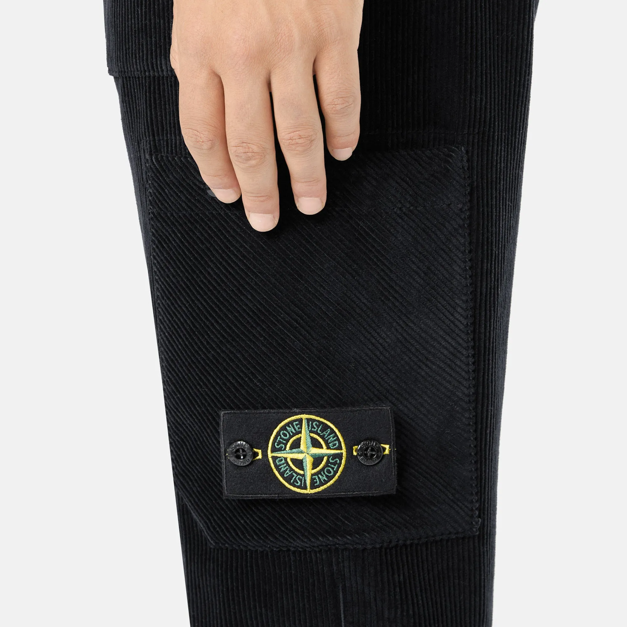 Stone Island Mens Organic Cotton Corduroy Pants