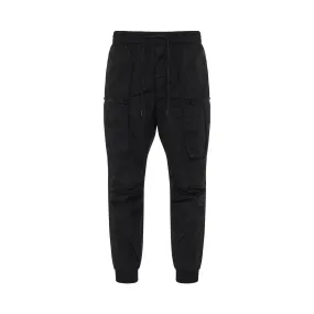 [T-Line] Zipper Detail Cargo Jogger in Black