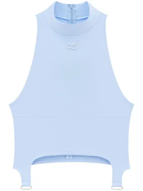 Tech Jersey Suspenders Tank Top